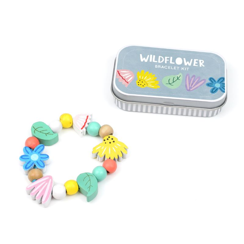 Cotton Twist Wildflower Bracelet Gift Tin